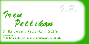 iren pellikan business card